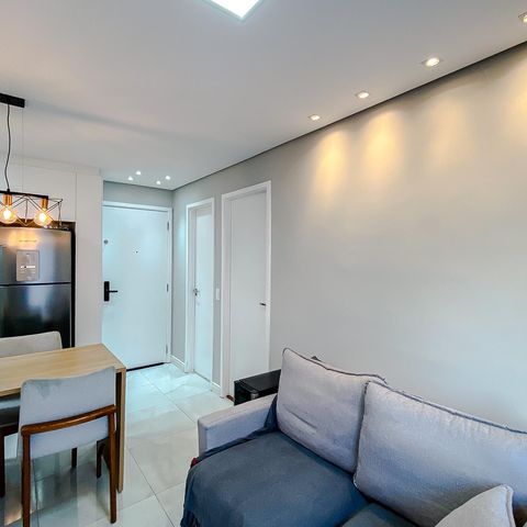 Apartamento à venda com 38m², 2 quartos e 1 vagaSala