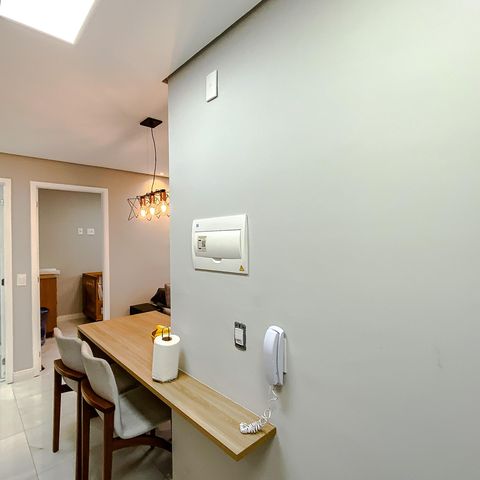 Apartamento à venda com 38m², 2 quartos e 1 vagaCozinha e Área de Serviço