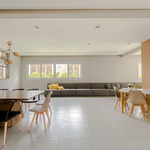 Apartamento à venda com 38m², 2 quartos e 1 vagaÁrea comum - Salão de festas
