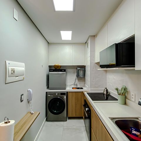 Apartamento à venda com 38m², 2 quartos e 1 vagaCozinha e Área de Serviço