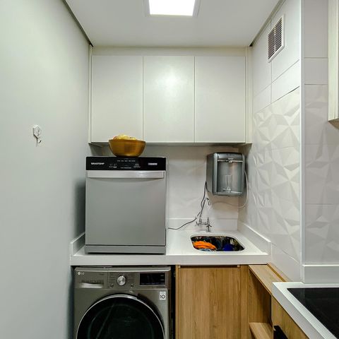 Apartamento à venda com 38m², 2 quartos e 1 vagaCozinha e Área de Serviço