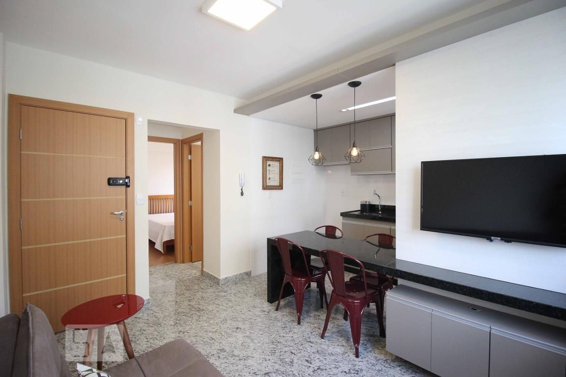 Apartamento com 1 quarto — Funcionários, Belo Horizonte