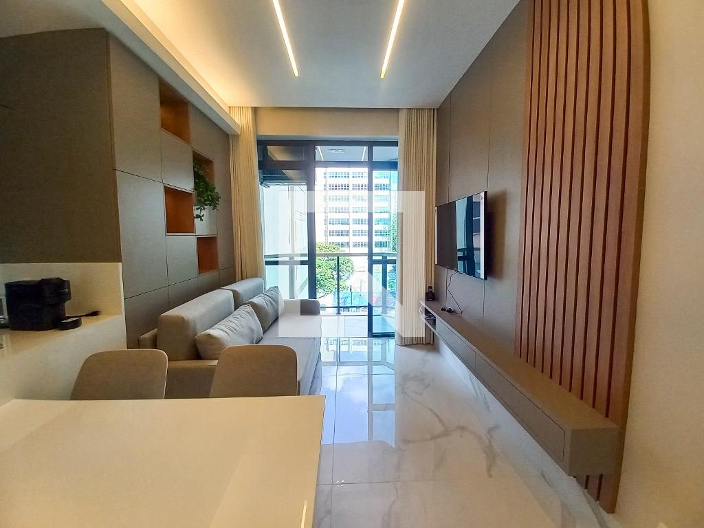 Apartamento com 1 quarto — Funcionários, Belo Horizonte