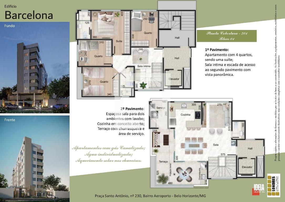 Apartamento com 3 quartos — Pampulha, Belo Horizonte