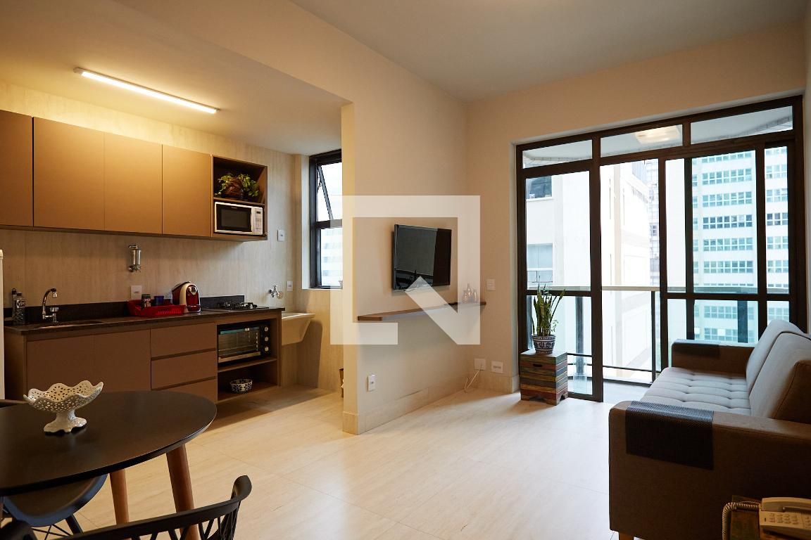 Apartamento com 1 quarto — Funcionários, Belo Horizonte
