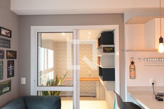 Sala de apartamento à venda com 1 quarto, 40m² em Vila Olímpia, São Paulo