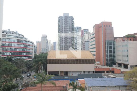 Vista da Sacada de apartamento à venda com 1 quarto, 40m² em Vila Olímpia, São Paulo