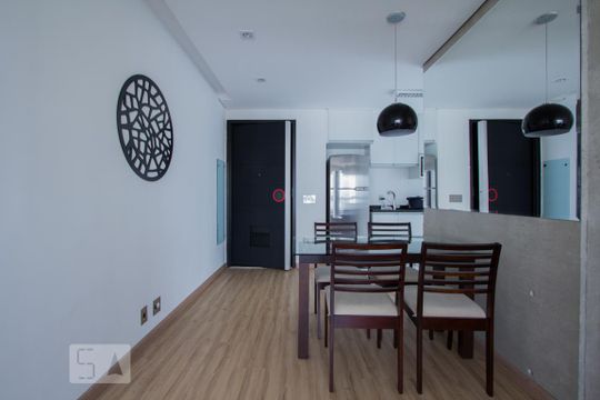SALA JANTAR de apartamento para alugar com 2 quartos, 69m² em Cidade Monções, São Paulo