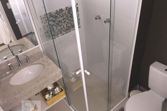Banheiro de kitnet/studio à venda com 1 quarto, 32m² em Bela Vista, São Paulo