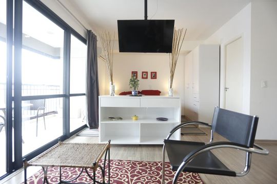 Sala de kitnet/studio para alugar com 1 quarto, 40m² em Bela Vista, São Paulo