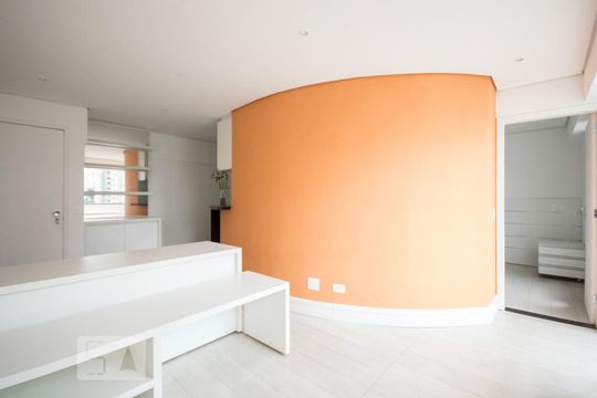 Sala de apartamento à venda com 1 quarto, 49m² em Pinheiros, São Paulo