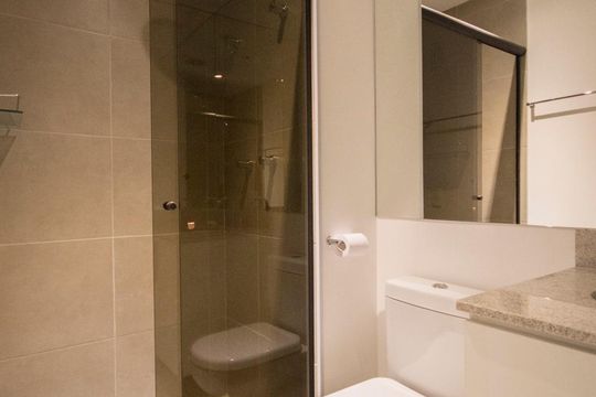 Wc de apartamento para alugar com 1 quarto, 57m² em Vila Nova Conceição, São Paulo