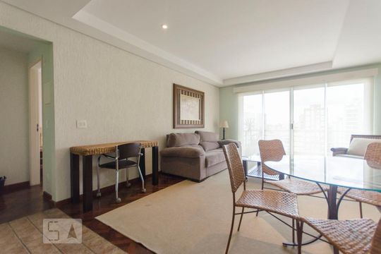 Sala de apartamento para alugar com 1 quarto, 52m² em Pinheiros, São Paulo