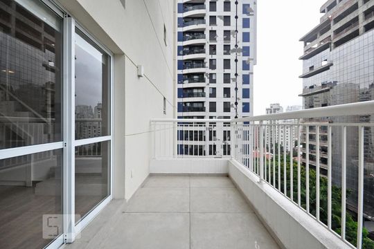 Varanda de apartamento para alugar com 1 quarto, 78m² em Vila Nova Conceição, São Paulo