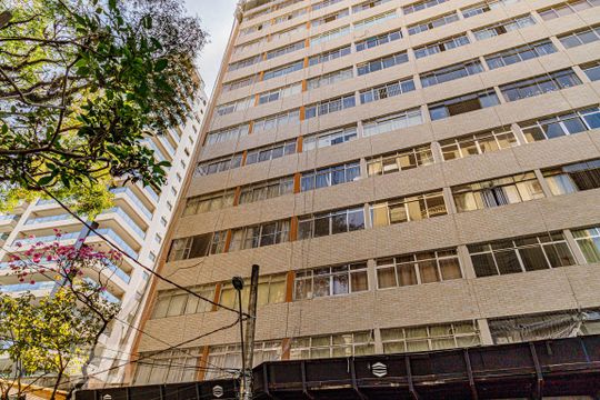 Fachada de apartamento à venda com 2 quartos, 75m² em Santa Cecilia, São Paulo