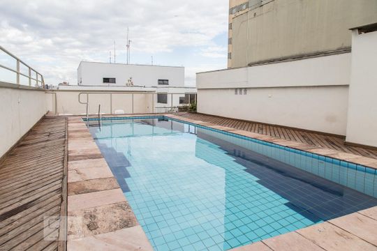Piscina de apartamento para alugar com 1 quarto, 36m² em Jardim Paulista, São Paulo
