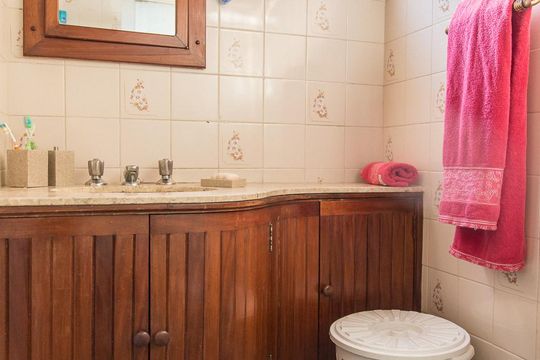 Banheiro da Suite de apartamento para alugar com 2 quartos, 70m² em Indianópolis, São Paulo