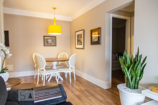 Sala de apartamento para alugar com 2 quartos, 63m² em Vila Gertrudes, São Paulo