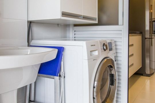 Área de Serviço de apartamento para alugar com 2 quartos, 63m² em Vila Gertrudes, São Paulo