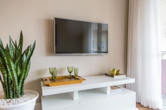 Sala de apartamento para alugar com 2 quartos, 63m² em Vila Gertrudes, São Paulo