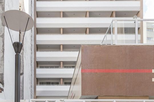 Fachada de kitnet/studio para alugar com 1 quarto, 39m² em Bela Vista, São Paulo