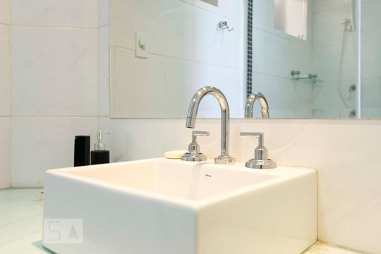 Quarto 2 - Suíte/ Banheiro (Torneira) de apartamento à venda com 2 quartos, 107m² em Alto da Mooca, São Paulo
