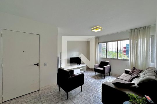 Sala de apartamento à venda com 3 quartos, 110m² em Cidade Monções, São Paulo