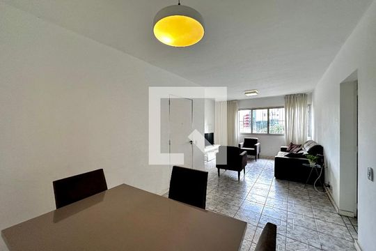 Sala de apartamento à venda com 3 quartos, 110m² em Cidade Monções, São Paulo