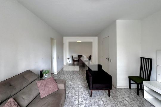 Sala de apartamento à venda com 3 quartos, 110m² em Cidade Monções, São Paulo