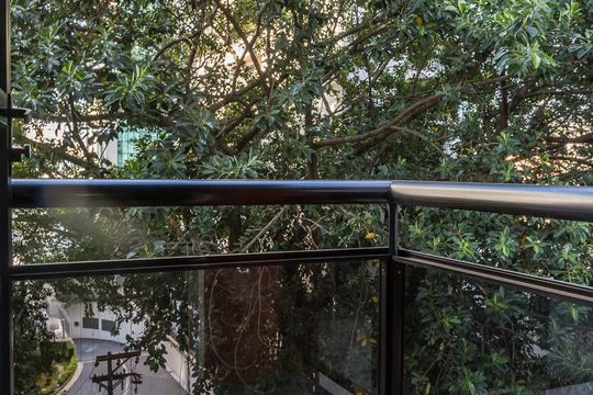 Varanda de apartamento para alugar com 1 quarto, 40m² em Vila Nova Conceição, São Paulo