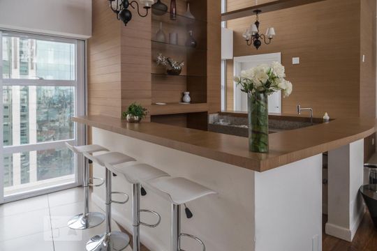 Slão gourmet de apartamento à venda com 2 quartos, 85m² em Brooklin Paulista, São Paulo