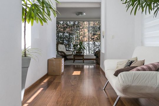 Hall de entrada de apartamento para alugar com 1 quarto, 40m² em Moema, São Paulo