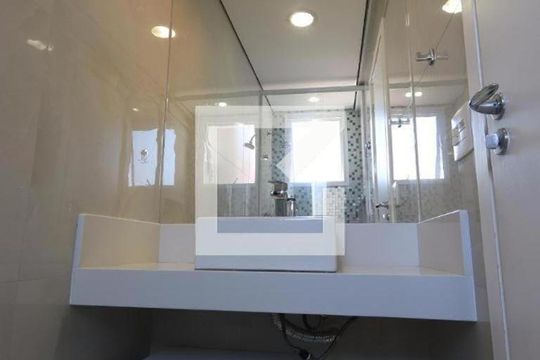 Banheiro da Suíte 2 de apartamento para alugar com 3 quartos, 103m² em Vila Mariana, São Paulo