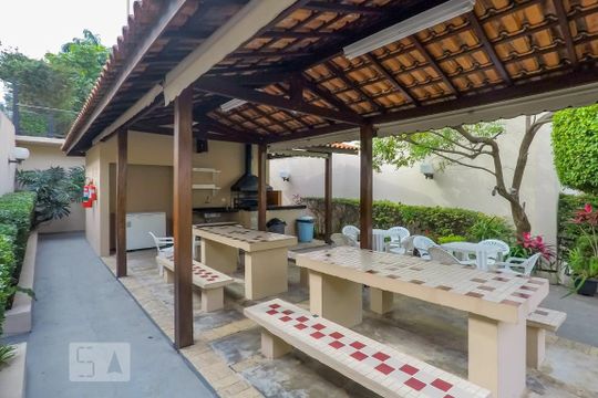 Área comum - Churrasqueira de apartamento para alugar com 3 quartos, 94m² em Bosque da Saúde, São Paulo