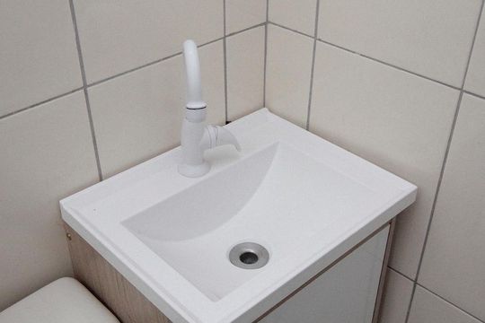 Banheiro de kitnet/studio à venda com 1 quarto, 30m² em Centro, São Paulo
