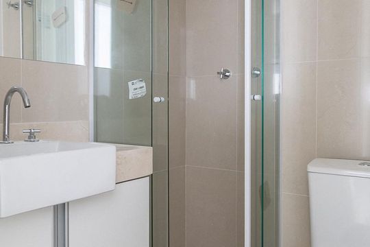 Banheiro de apartamento para alugar com 2 quartos, 60m² em Consolação, São Paulo