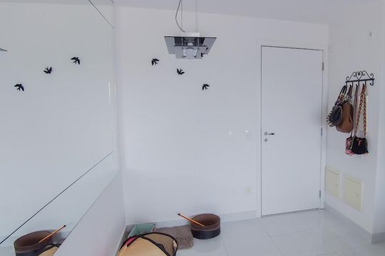 Sala de apartamento para alugar com 1 quarto, 45m² em Brooklin Paulista, São Paulo