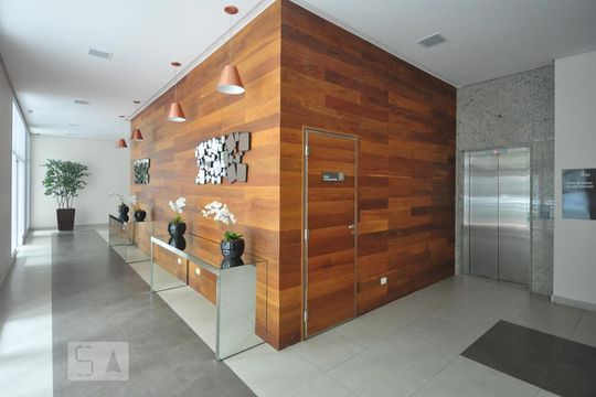 hall social de apartamento à venda com 1 quarto, 47m² em Vila Andrade, São Paulo