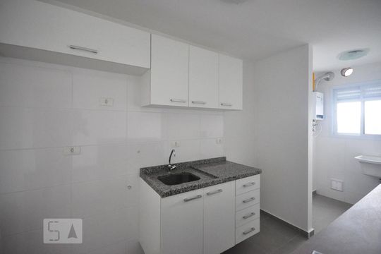 cozinha de apartamento à venda com 1 quarto, 47m² em Vila Andrade, São Paulo