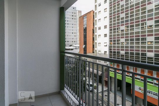 Varanda de kitnet/studio à venda com 1 quarto, 28m² em Bela Vista, São Paulo
