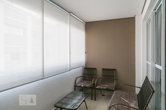 Varanda de kitnet/studio para alugar com 1 quarto, 39m² em Bela Vista, São Paulo