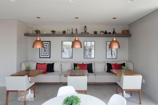 Área comum de apartamento para alugar com 1 quarto, 43m² em Vila Madalena, São Paulo