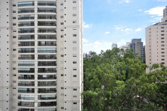vista de apartamento para alugar com 2 quartos, 57m² em Cidade Monções, São Paulo