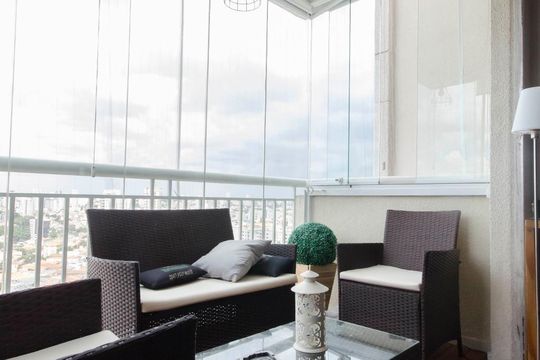 2ª Sala - Varanda Integrada de apartamento à venda com 1 quarto, 62m² em Santana, São Paulo