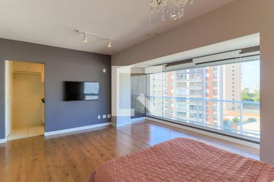 Sala/Quarto de kitnet/studio para alugar com 1 quarto, 48m² em Campo Belo, São Paulo