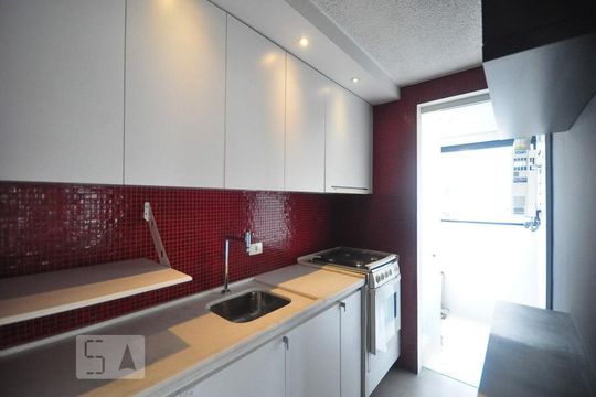 cozinha de apartamento à venda com 2 quartos, 67m² em Real Parque, São Paulo