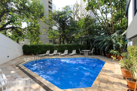 Área comum - Piscina de apartamento à venda com 3 quartos, 138m² em Vila Andrade, São Paulo