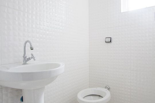 Banheiro da Suite de apartamento para alugar com 3 quartos, 90m² em Vila Cruzeiro, São Paulo