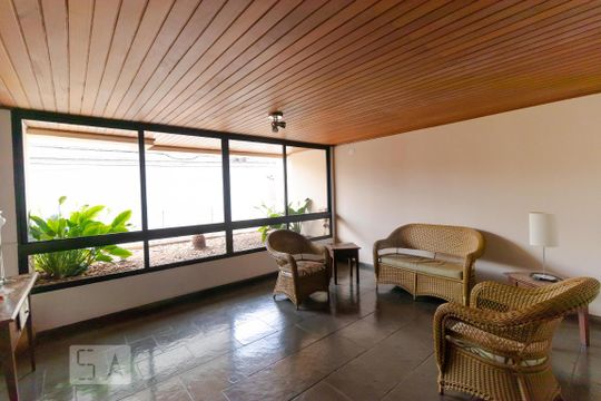 Área Comum - Hall de Entrada de apartamento para alugar com 1 quarto, 50m² em Bosque, Campinas