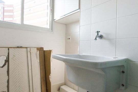 Área de serviço de apartamento à venda com 2 quartos, 124m² em Jardim Leonor, São Paulo